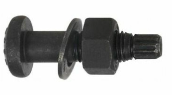 1"-8 A325 Plain T.C. Bolt w/ A563 DH Heavy Hex Nut & Round F436 Washer 1"-8 A325 Plain T.C. Bolt w/ A563 DH Heavy Hex Nut & Round F436 Washer