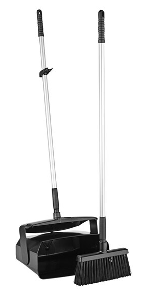 Vikan 14" Lobby Broom w/ 37" Handle & Dustpan Vikan 14" Lobby Broom w/ 37" Handle & Dustpan