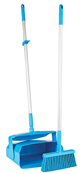 Vikan 14" Lobby Broom w/ 37" Handle & Dustpan