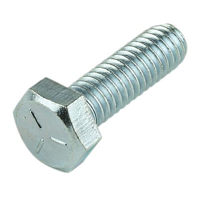 5/8"-11 Clear Zinc Grade 5 Hex Cap Screw