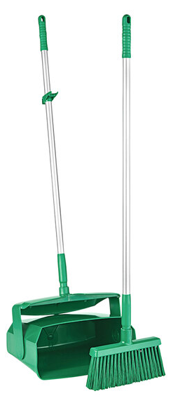 Vikan 14" Lobby Broom w/ 37" Handle & Dustpan Vikan 14" Lobby Broom w/ 37" Handle & Dustpan