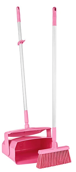 Vikan 14" Lobby Broom w/ 37" Handle & Dustpan Vikan 14" Lobby Broom w/ 37" Handle & Dustpan